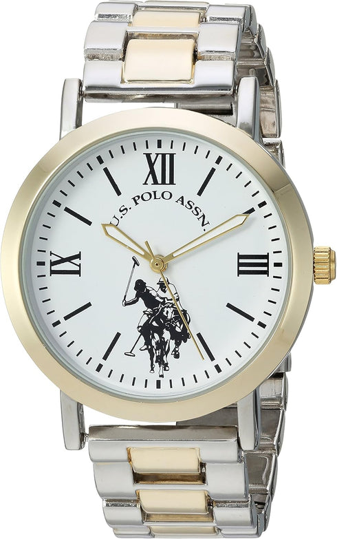 U.S. Polo Assn. Women's USC40261AZ Analog Display Analog Quartz Two Tone Watch...