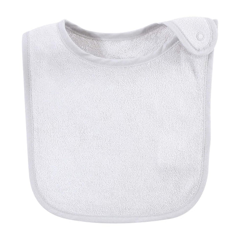 Hudson Baby Unisex Baby Rayon from Bamboo Terry Bibs, Black White, One Size...