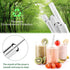 8 Pcs Reusable Glass Straws, 8"x8mm Eco-friendly Drinking Straws for Smoothies, Milkshakes, Tea, Juice, Cocktails - Multi-Color Mixed (8Pcs Bent)...