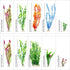 MyLifeUNIT Artificial Fish Tank Plants, 10 Pack Plastic Aquarium Plants Decorations...