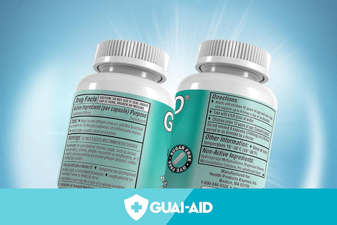 400 400mg, dye-Free Fast Acting Mucus Relief Guaifenesin, (Bottle of 400 caplets)...
