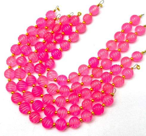 1 Strand Pink Topaz Quartz 17 Pieces Approx Beads Size 10x10mm Shape Curved Cut Carvin Making, Beading & Craft Supplies 7$ST03D134...