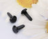 Penta Angel Mini Brads 100Pcs Round Paper Fasteners Metal Brass Pastel Brads for Scrapbooking Crafts DIY Projects, 8x12mm (Black)...