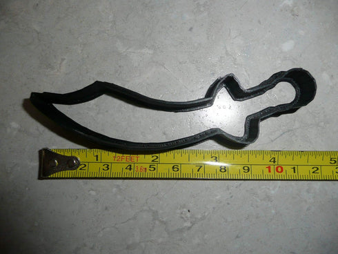 SWORD OUTLINE SHAPE PIRATE SAMURAI COOKIE CUTTER MADE IN USA PR2959...