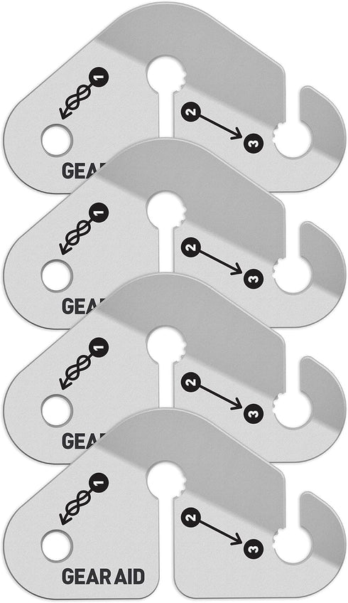 GEAR AID Guyline Tensioner Use to Quickly Secure Tents, Tarps, and Set Up a Taut Clothesline at Camp...