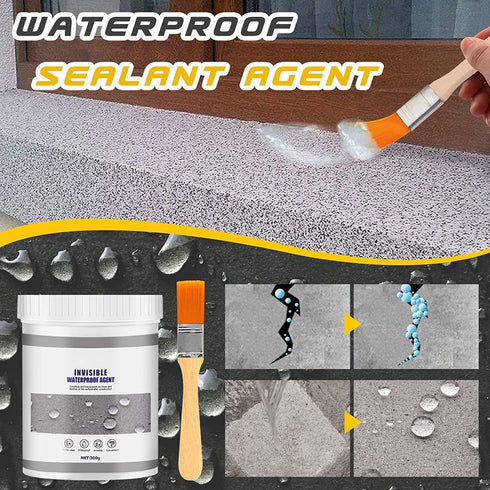 Invisible Waterproof Agent 10.5 Oz,Transparent Repairing Leak Waterproof Adhesive,Waterproof Insulating Sealant,Super Strong Bonding Sealant Invis...