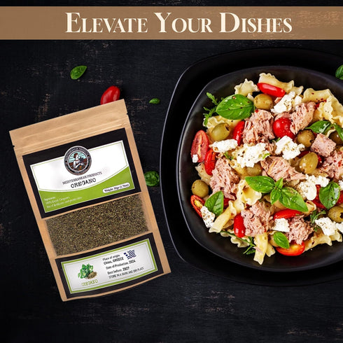 Mediterranean Products Oregano – Greek Oregano Dried – Traditionally Dried and Cut Organic Oregano, Premium Oregano Leaves, Hand Picked Oregano Dr...