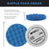 TCP Global Professional 3 Pad Buffing and Polishing Kit with 8 Inch Waffle Foam Pads for Car Detailing - Complete Polisher Buffing Pad Set with 5/...