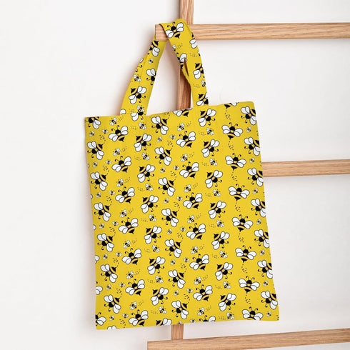 Whaline 6Pcs Summer Cotton Fabric Bundles Bee Daisy Honeycomb Plaid Fat Quarters Bee Theme Quilting Patchwork Squares for DIY Handmade Craft Decor...