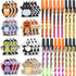 Sheets Halloween Sticky Note Ballpoint Pens 24 Pads Pumpkin Ghost Cat Weird Spooky Fun Notepad Halloween Office Supplies Kids Gift Halloween Party...