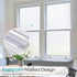 Coavas Window Privacy Film Frosted Glass Window Clings Heat Blocking Frosting Film Decorative Bathroom Door Window Coverings Day and Night Privacy...