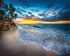 TUMOVO Adult Paint by Number - Caribbean Beach Paint by Numbers for Adults Beginner Seaside Cloudscape Paint by Numbers Kit with 3 Size Brushes an...