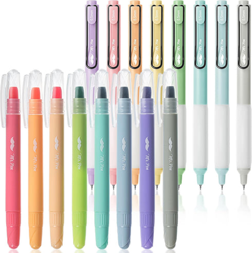 Mr. Pen- Bible Highlighters and Pens, 16 Pack, Gel Highlighters, Bible Highlighters No Bleed, Retractable Gel Pens, Bible Journaling Kit, Gel High...