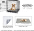 PETMAKER Self-Heating Pet Bed - Thermal Dog Mat with Soft Sherpa Top for Dogs, Cats, and Small Pets - Washable Crate Pad for Floor or Kennel (Gray...