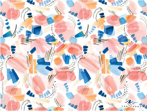 Tervis Yao Cheng - Sand and Sea Made in USA Double Walled Insulated Tumbler Travel Cup Keeps Drinks Cold & Hot, 24oz, Classic...