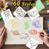 60 Pcs Cute Animals Painting Stencils,Waterproof Drawing Templates for DIY Canvas Fabric Wall Decors Art Set,Reusable Plastic Stencil for Adult DI...