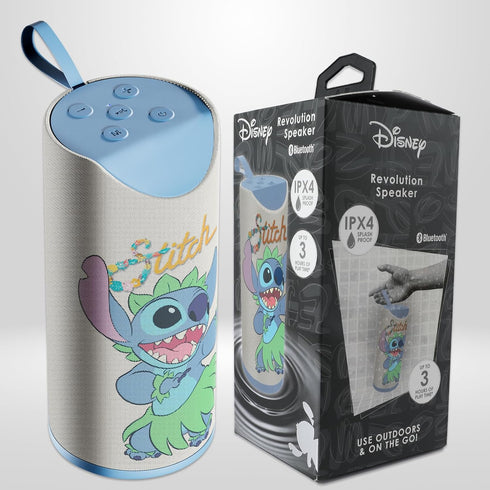 iJoy Stitch Speaker - Disney Lilo and Stitch Bluetooth Speaker, Splashproof, 3H Playtime, SD Slot/FM Radio, Stitch Hula Dancing, Portable Gift for...