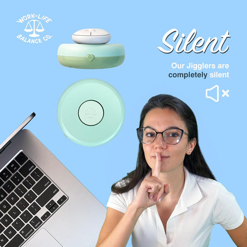 Mechanical Mouse Jiggler Undetectable Device - No USB No Software Required, Keeps Mouse Moving and Computer Awake - Cordless and Wireless Mouse Mo...