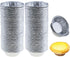 200 Pieces 2.6 Inch Round Pie Tart Small Tin Foil Pans Disposable Aluminum Mini Pie Pans for Baking, Cooking Supplies...