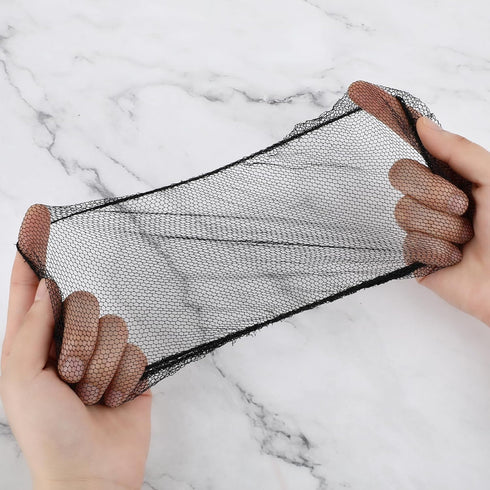 100 Pcs Beard Nets Food Service Beard Covers Beard Guards Black Comfortable Protective Beard Covers Beard Mask for Men Facial Hair...