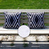 HOMFREEST Black and White Outdoor Pillow Covers 18x18 Waterproof Geometric Boho Pillows Patio Furniture Cushion Case Set of 2...