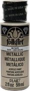 FolkArt Metallic Acrylic Paint in Assorted Colors (2 Ounce), 580 Taupe...