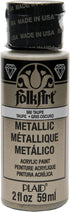 FolkArt Metallic Acrylic Paint in Assorted Colors (2 Ounce), 580 Taupe...