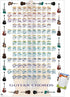 Trends International Guitar Chords II - Learn to Play Guitar Wall Poster, 22.375" x 34", Poster & Mount Bundle...
