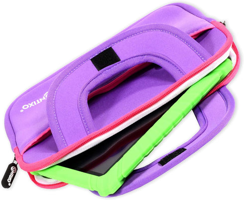 Contixo 10" Protective Sleeve Bag - Compatible with K102 & K103 Kids Tablets, Shockproof & Water-Resistant Carrying Case (Purple)...