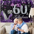 60th Birthday Decorations for Women Purple Black Silver 60th Birthday Party Decorations Hanging Swirls Ceiling– Women...