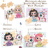 4-in-1 Princess Jigsaw Puzzles for Kids, Wood Puzzles for Kids Ages 3-5 48 Piece Wooden Puzzles for Toddlers 3-5, Wooden puzzles for toddlers, Ess...