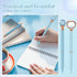 6 Pcs Ballpoint Pen Set Include Crystal Diamond Pen Slim Metal Ballpoint Pens Black Ink Stylus Pen Liquid Sand Pen Retractable Glitter Pen for Off...