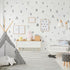 Stylish Animal Wall Stickers - Nursery, Toddler, Kids Jungle Wall Stickers with Adorable Safari Animal Designs. Easy to Apply Baby Wall Stickers. ...