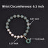 Healing Crystal Bracelet Gold Wealthy Lucky Pearl Feng Shui Jade Bracelet for Women...