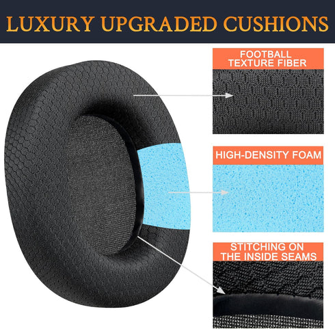 SOULWIT Earpads Replacement for SteelSeries Arctis 1/3/5/Arctis 7/7+/7P/7P+/7X/7X+/9/9X/Pro/Prime(Do Not Fit Any Arctis Nova) Headset, Ear Pads Cu...