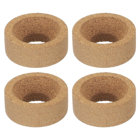 uxcell Lab Flask Support Cork Stand 80mm Diameter Round Bottom Holder for 50ml-250ml Flasks 4Pcs...