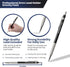 Pacific Arc 2mm Gravity Fed Lead Holder and Lead Sharpener, Blue Drafting Pencil for Artist Drawing, Drafting, and Sketching...