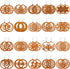 20 Pairs African Wooden Dangle Earrings Lightweight Ethnic Style Drop Earrings Bohemian Wood Earrings Geometric Pendant Wooden Earrings for Women(...