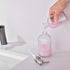 Glass Soap Dispensers for Kitchen and Bathroom, 16oz Heavey Glass Bottle, Stainless Steel Brushed Nickel Pump,Clear Glass Farmhouse Bathroom Soap ...