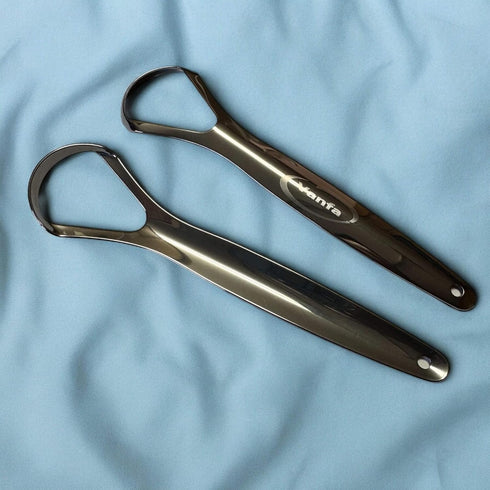 Stainless Steel Tongue Scraper Tongue Cleaner 2-Pack Item: #79019...