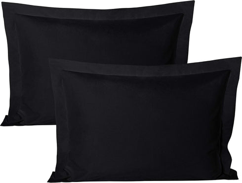 BEDSUM 100% Brushed Microfiber Standard Pillow Shams Set of 2, Super Soft and Cozy, Wrinkle, Fade, Stain Resistant 20x26 Oxford Pillowcases, 20x26...