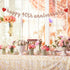 Rose Gold Happy 40th Anniversary Banner - for 40th Wedding Anniversary/Forty AF Party / 40th Birthday Party Decorations...