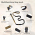 No Pull Tactical Dog Leashes for Medium Large Dogs Heavy Duty with Aluminum Frog Clip? Darkbrown 4-6FT Long&Strong Dog Leash with Car Seat Belt& S...
