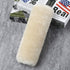 Soft Genuine Sheepskin Wool Auto Seat Belt Cover Seatbelt Shoulder Pad for a More Comfortable Driving, Compatible with All Cars(Beige)...