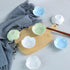 Beautiful 3 Inches Sakura Shaped Ceramics Seasoning Dishes/Tea Bag Holders/Ketchup Saucer/Appetizer Plates/Vinegar Spice Salad Soy Sushi Wasabi Se...