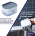 OMAIA 2-in-1 Dish Soap Dispenser with Sponge Holder - Smart Kitchen Gadget - Sink Countertop Organizer...