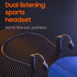 Bone Conduction Headphones Open Ear Headphones Bluetooth 5.2 Wireless Headphones Built-in Mic, Lightweight Sweatproof Sport Earphones Waterproof H...