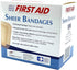 First Aid Sheer Plastic Adhesive Spot Bandage Sterile 1-1/2 X 1-1/2 Inch 100 per Box...