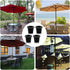 4Pcs Patio Table Umbrella Hole Ring Plug, Silicone Pool Umbrella Sleeve Stabilizer Cone Wedge, Umbrella Table Ring Hole Insert for 2-2.5 Inch Tabl...