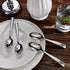 KEAWELL Premium 4-Piece Louis Hammered Spoons Set, 18/10 Stainless Steel, Set of 4, Fine Spoon Set with Squared Edge, Dishwasher Safe (6.4" Teaspo...